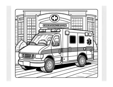 coloring pages ems hermes|Ambulance Coloring Pages for Kids (12 Free Printable PDFs).